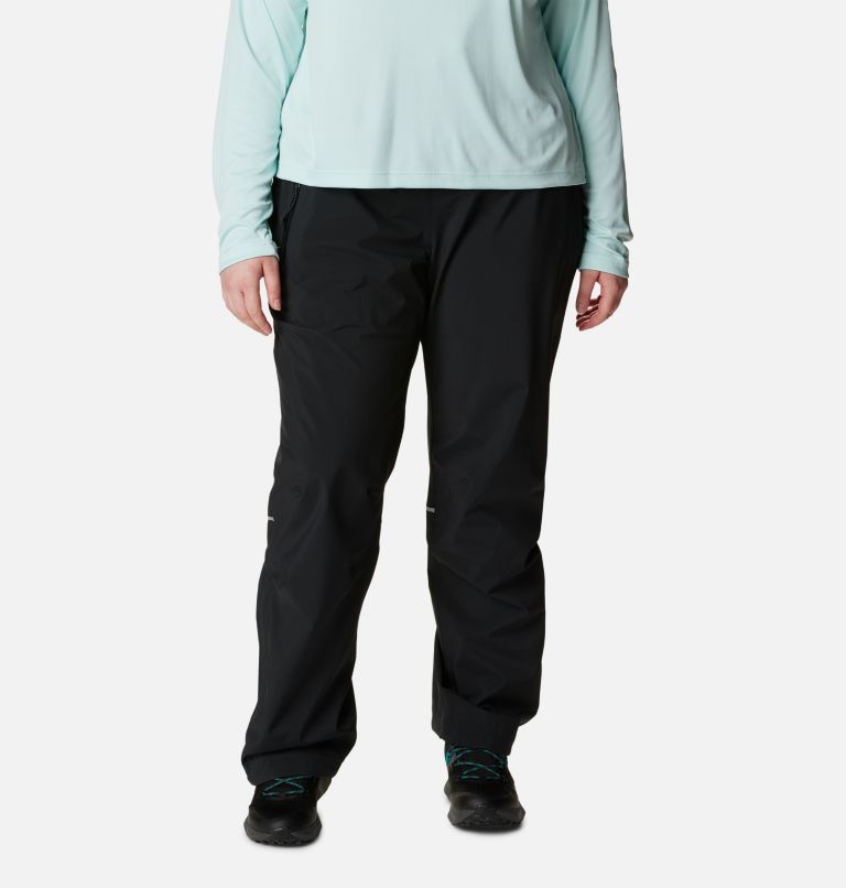 delayuji Plus Size Pants For Women Plush Rain Water Proof Hiking Over  Windproof Outdoor Fishing Rain Gear Black 5XL 