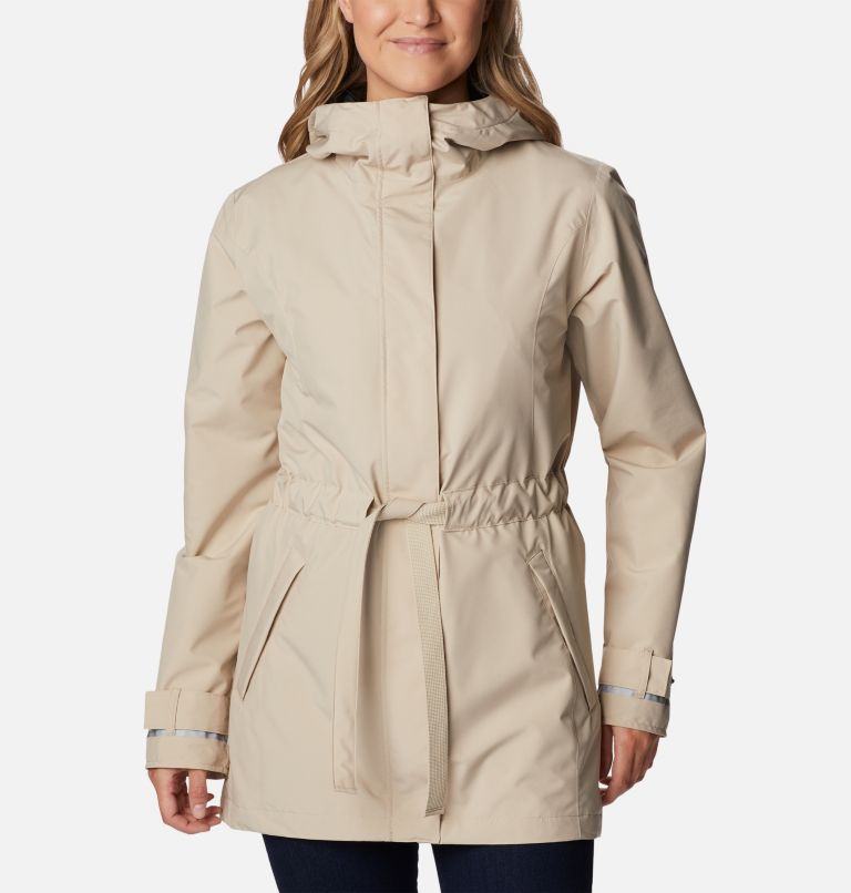 Thumbnail: Women's Here and There II Rain Trench, Color: Ancient Fossil, image 1