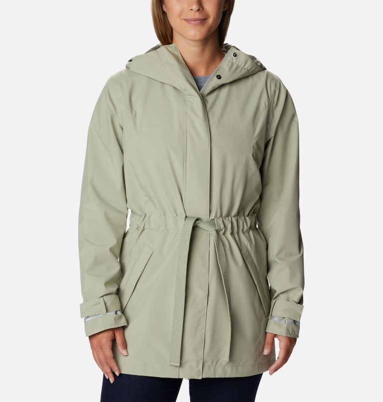 Women's Here And There Trench II Jacket, Color: Safari, image 1