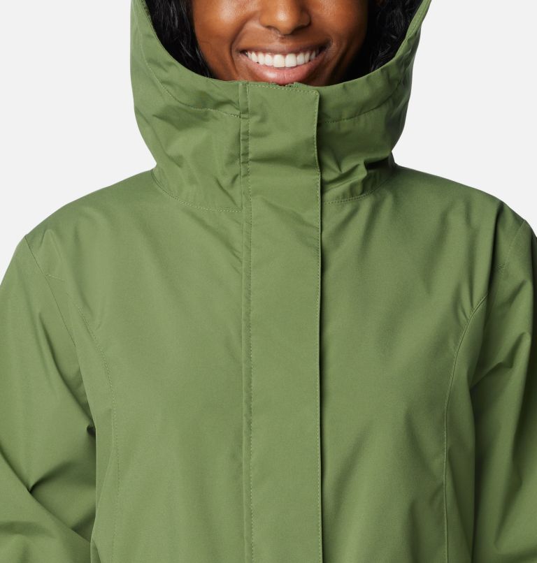 Gabardina impermeable Here and There II para mujer, Color: Canteen, image 4