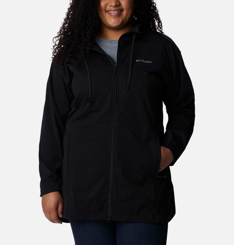 Plus size lightweight black hot sale jacket