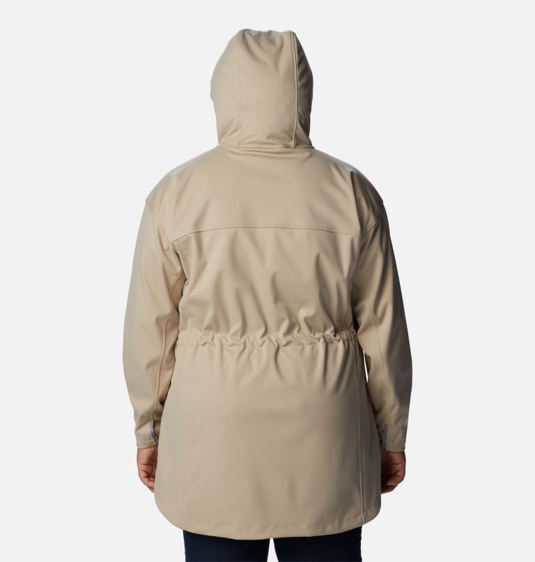 Women's Flora Park Softshell Jacket - Plus Size, Color: Ancient Fossil, image 2