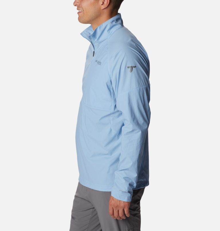 Men's Titan Pass Lightweight Half Zip Pullover, Color: Jet Stream, image 3