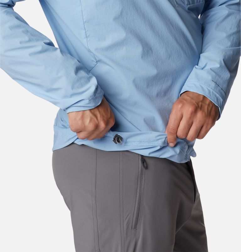 Thumbnail: Men's Titan Pass Lightweight Half Zip Pullover, Color: Jet Stream, image 7