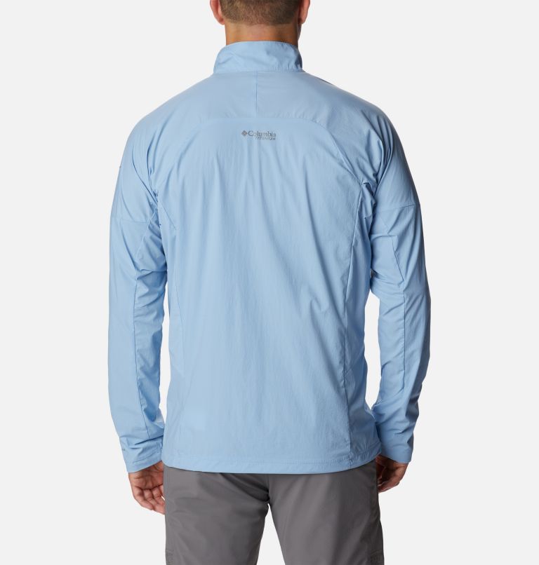 Men's Titan Pass Lightweight Half Zip Pullover, Color: Jet Stream, image 2