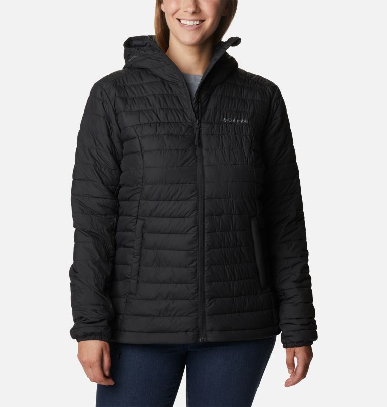 Columbia Silver Leaf Stretch Insulated Hooded Jacket Black - M
