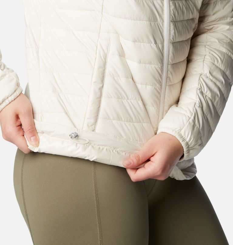 Women's Silver Falls Hooded Jacket, Color: Chalk, image 6
