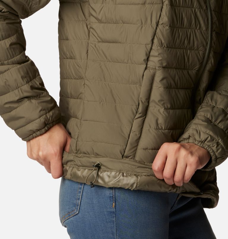 Women's Silver Falls Hooded Jacket, Color: Stone Green, image 6