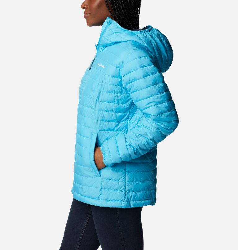 Women's Silver Falls Hooded Jacket, Color: Atoll, image 3