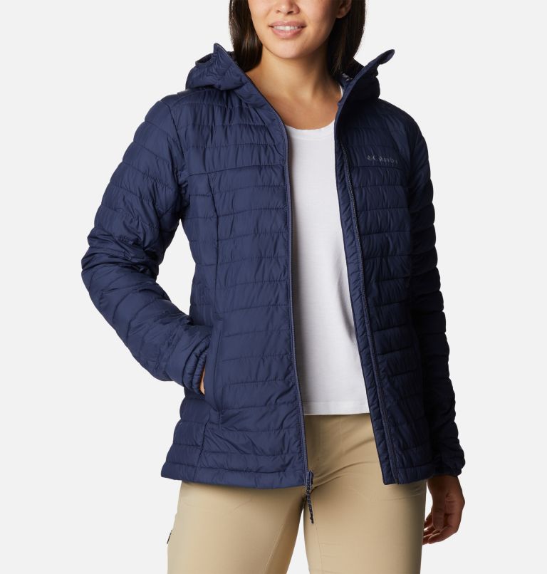 Women's Silver Falls Hooded Jacket, Color: Nocturnal, image 8
