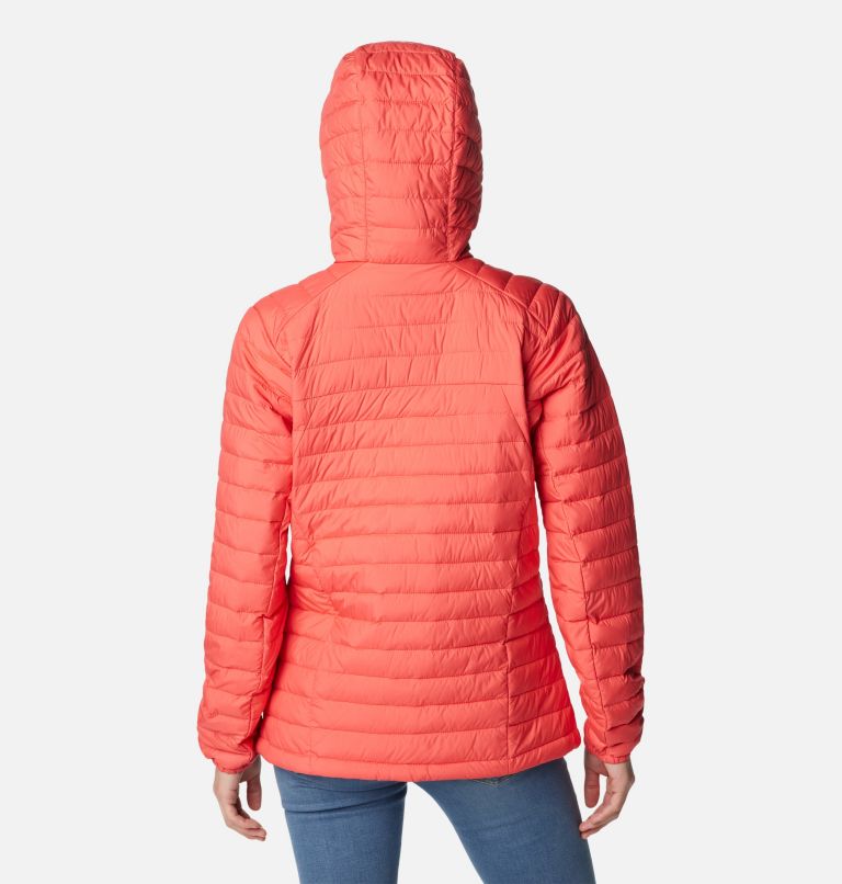 Women's Silver Falls Hooded Jacket, Color: Juicy, image 2