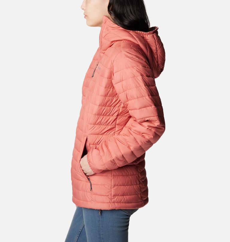 Manteau à capuchon Silver Falls Femme, Color: Dark Coral, image 3