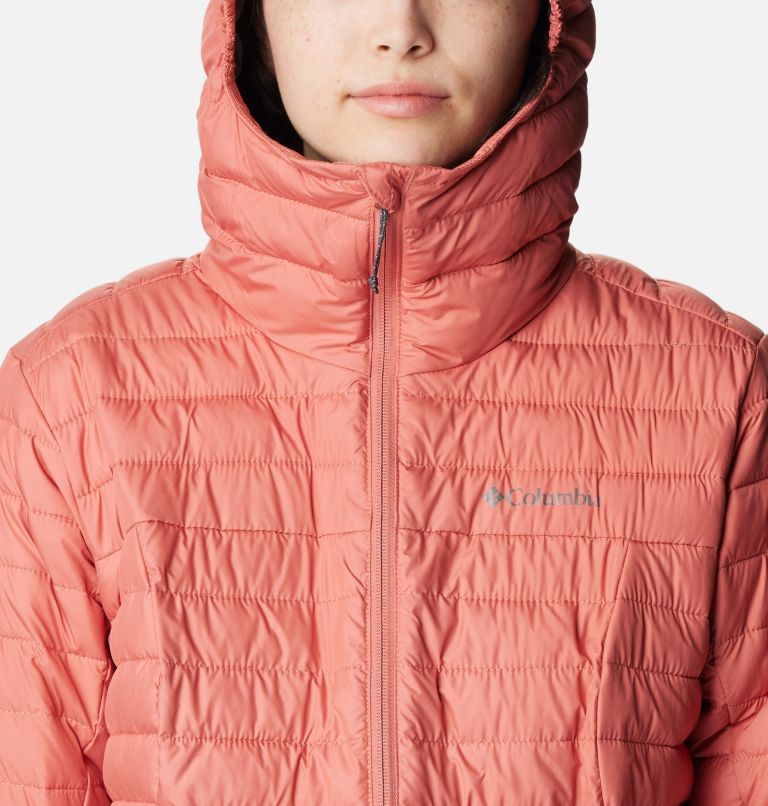 Manteau à capuchon Silver Falls Femme, Color: Dark Coral, image 4