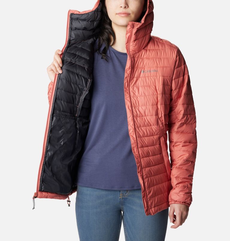 Manteau à capuchon Silver Falls Femme, Color: Dark Coral, image 5