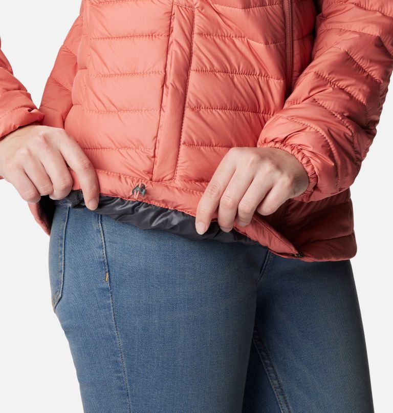 Manteau à capuchon Silver Falls Femme, Color: Dark Coral, image 6
