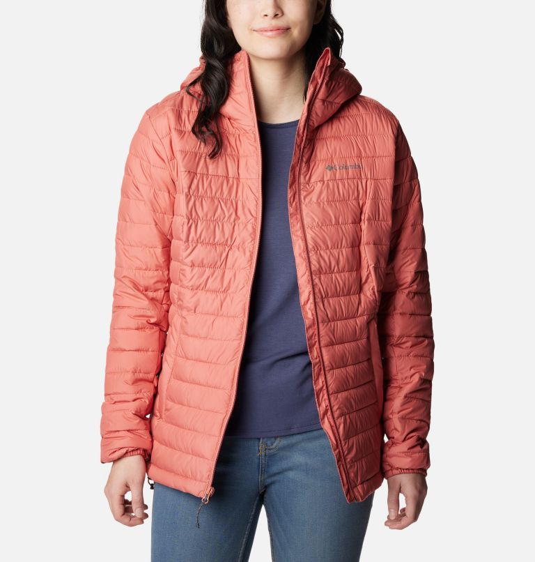 Manteau à capuchon Silver Falls Femme, Color: Dark Coral, image 8