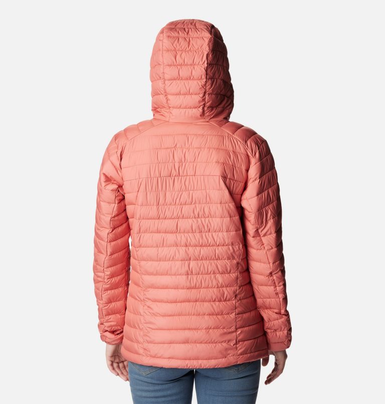 Manteau à capuchon Silver Falls Femme, Color: Dark Coral, image 2