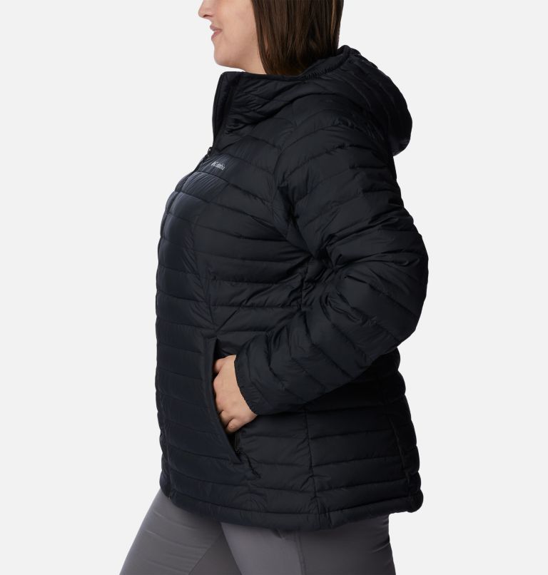 Women's Silver Falls Hooded Jacket - Plus Size, Color: Black, image 3