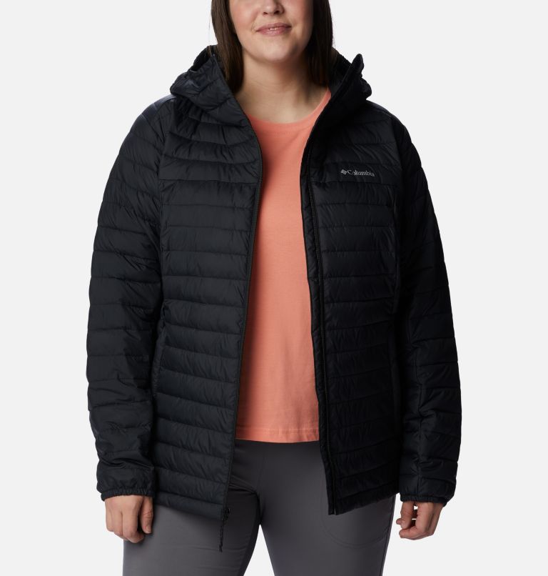 Thumbnail: Women's Silver Falls Hooded Jacket - Plus Size, Color: Black, image 7