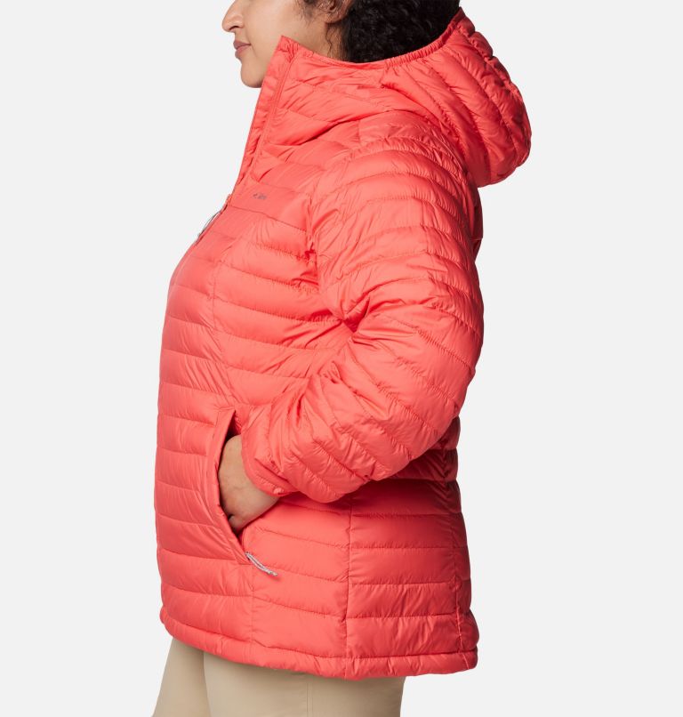 Women's Silver Falls Hooded Jacket - Plus Size, Color: Juicy, image 3