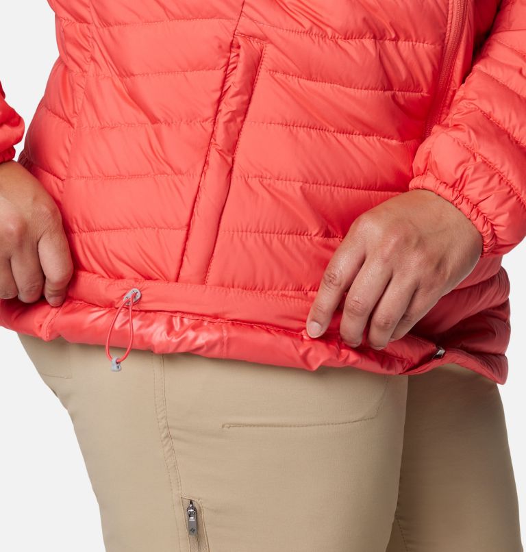 Women's Silver Falls Hooded Jacket - Plus Size, Color: Juicy, image 6