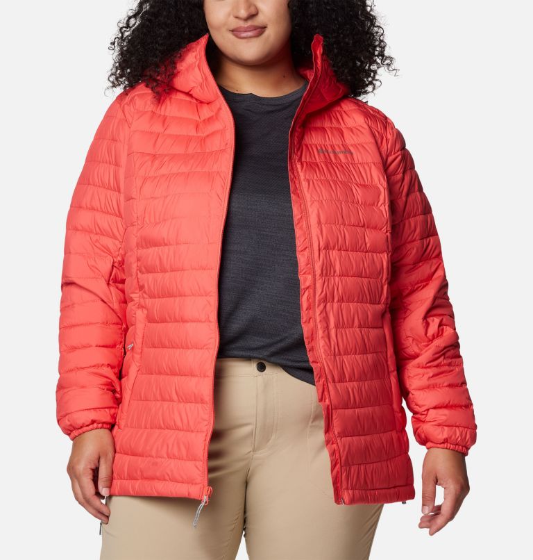 Women's Silver Falls Hooded Jacket - Plus Size, Color: Juicy, image 8