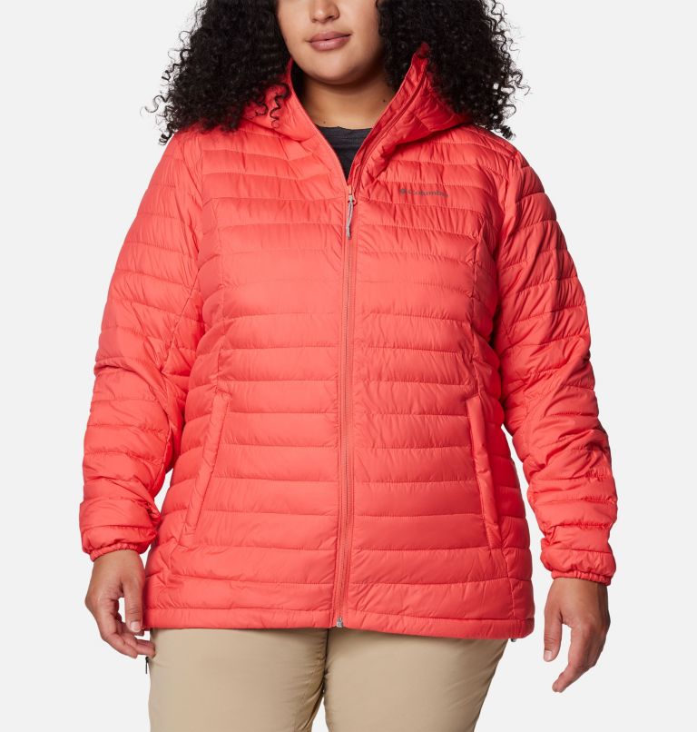 Women's Silver Falls Hooded Jacket - Plus Size, Color: Juicy, image 1