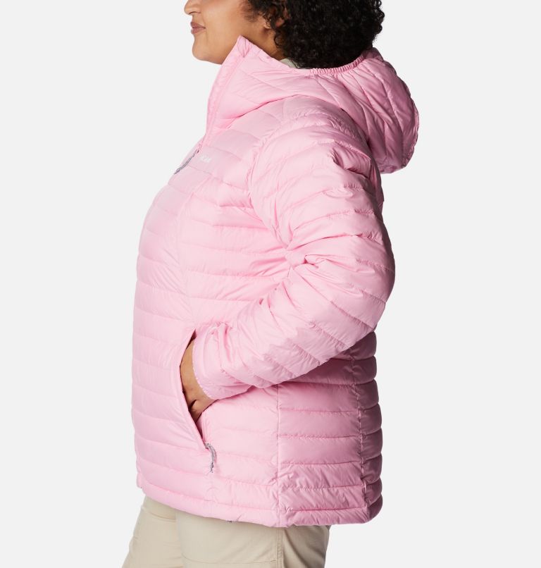 Thumbnail: Women's Silver Falls Hooded Jacket - Plus Size, Color: Wild Rose, image 3