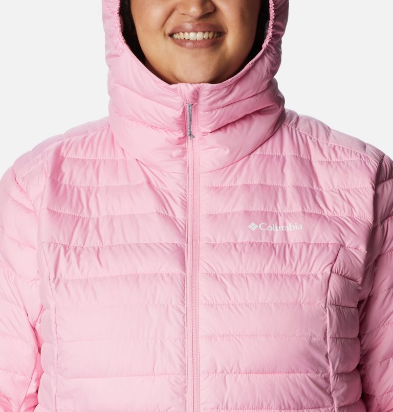 Women's Silver Falls Hooded Jacket - Plus Size, Color: Wild Rose, image 4