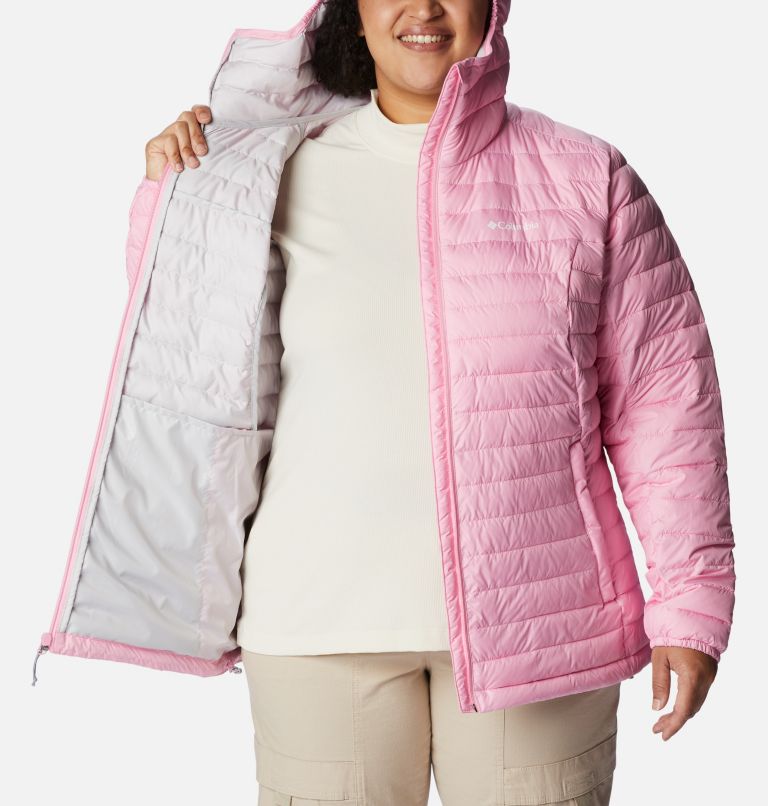 Women's Silver Falls Hooded Jacket - Plus Size, Color: Wild Rose, image 5