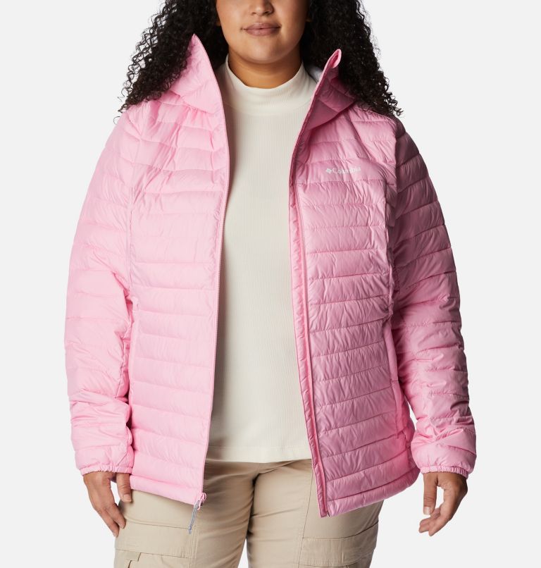 Thumbnail: Women's Silver Falls Hooded Jacket - Plus Size, Color: Wild Rose, image 7