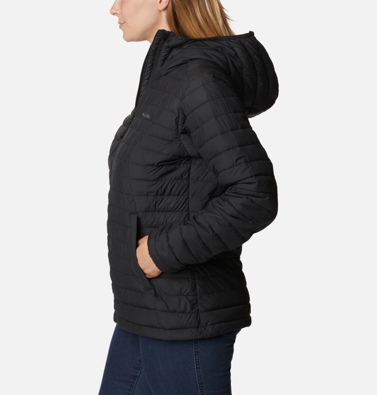Women's Silver Falls Hooded Insulated Jacket, Color: Black, image 3