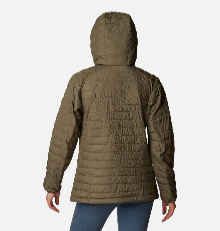 Thumbnail: Women's Silver Falls Hooded Insulated Jacket, Color: Stone Green, image 2
