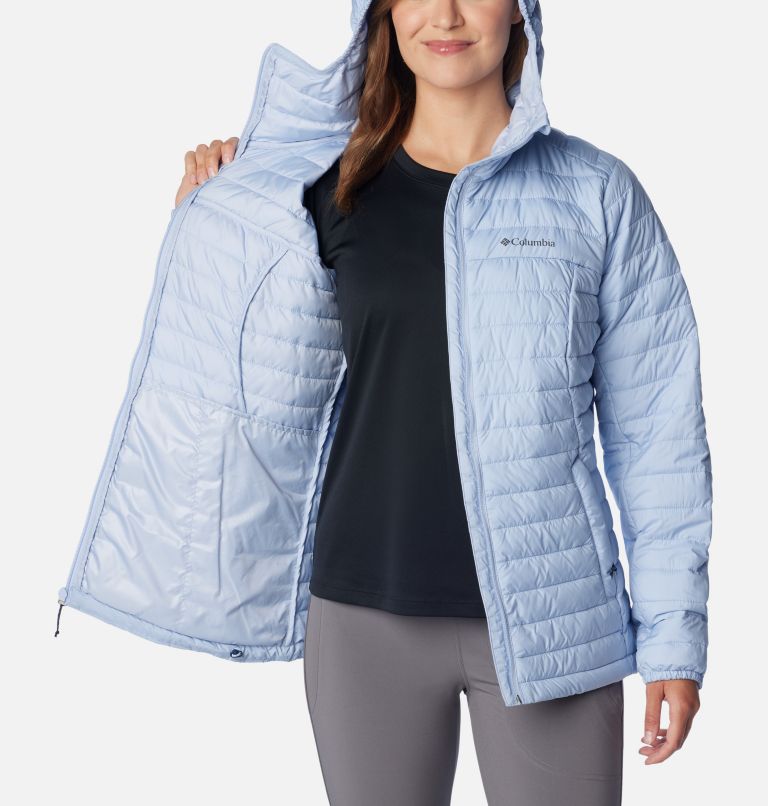 Women's Silver Falls Hooded Insulated Jacket, Color: Whisper, image 5
