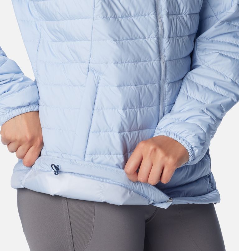 Women's Silver Falls Hooded Insulated Jacket, Color: Whisper, image 6