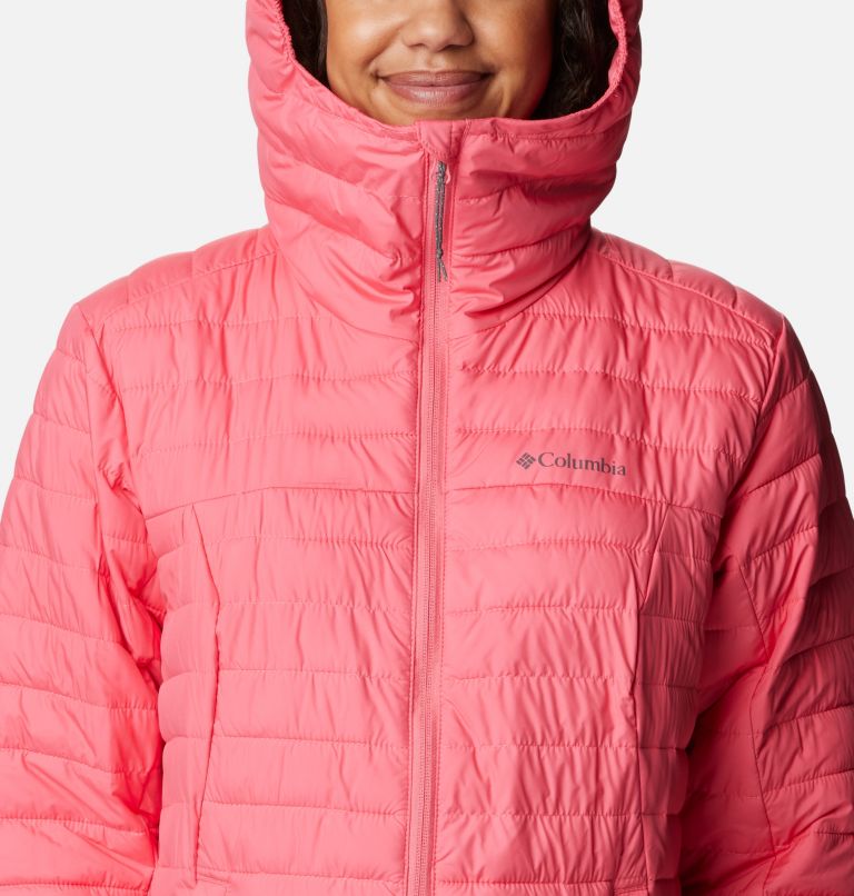Thumbnail: Women's Silver Falls Hooded Insulated Jacket, Color: Camellia Rose, image 4