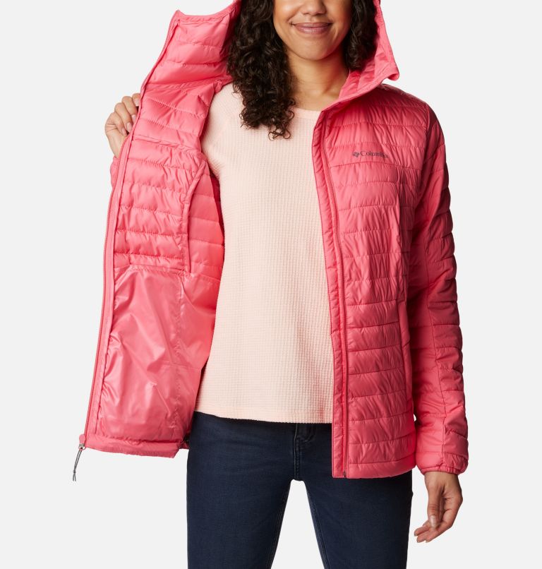 Thumbnail: Women's Silver Falls Hooded Insulated Jacket, Color: Camellia Rose, image 5