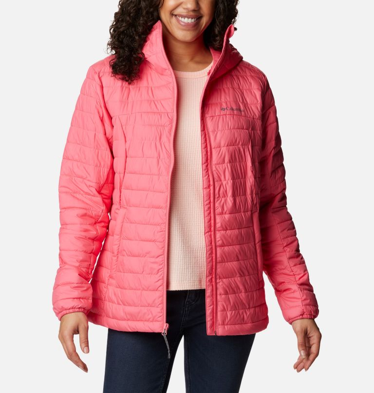 Women's Silver Falls Hooded Insulated Jacket, Color: Camellia Rose, image 7