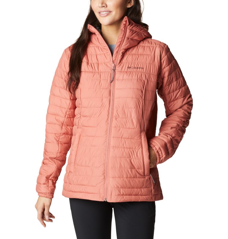 Columbia Chaqueta con Capucha Mujer - Powder Lite - Dark Coral