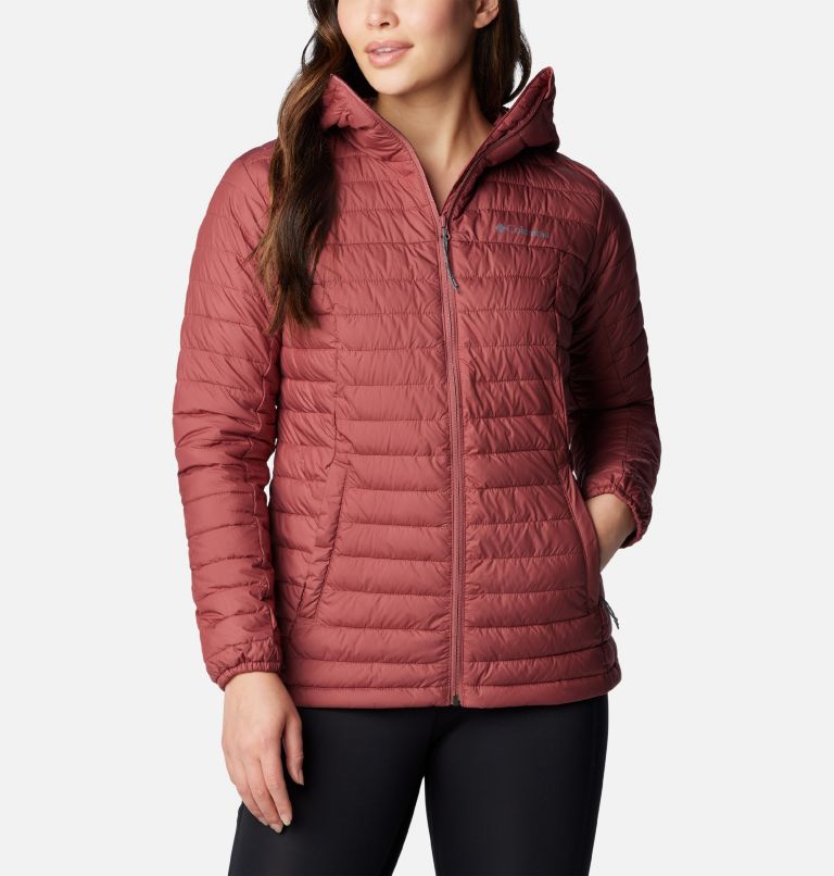 Women's Silver Falls Hooded Insulated Jacket, Color: Beetroot, image 1
