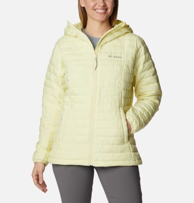 Columbia women's powder pillow hybrid long jacket best sale