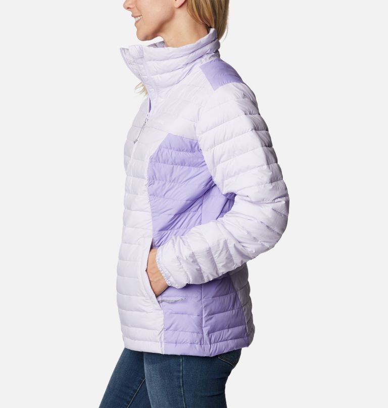 Women's Silver Falls Full Zip Jacket, Color: Purple Tint, Frosted Purple, image 3
