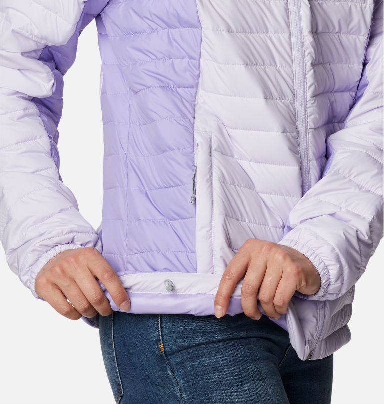 Women's Silver Falls Full Zip Jacket, Color: Purple Tint, Frosted Purple, image 6