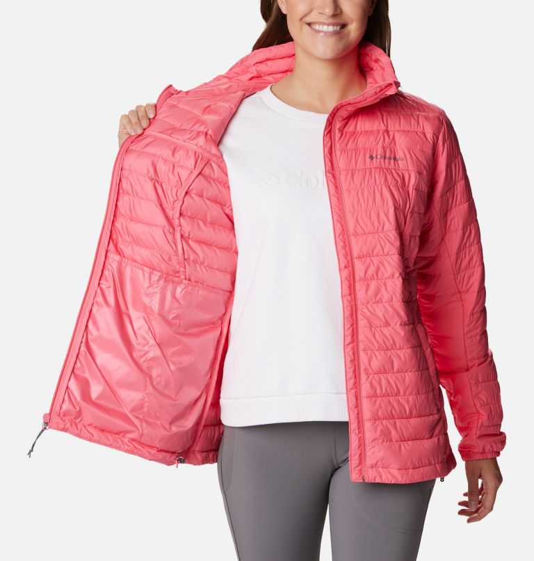 Women's Silver Falls Full Zip Jacket, Color: Camellia Rose, image 5