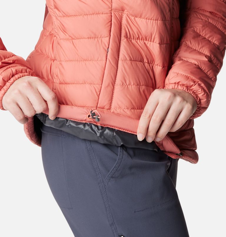 Manteau à fermeture éclair Silver Falls Femme, Color: Dark Coral, image 6