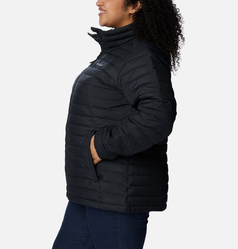 Women's Silver Falls Full Zip Jacket - Plus Size, Color: Black, image 3
