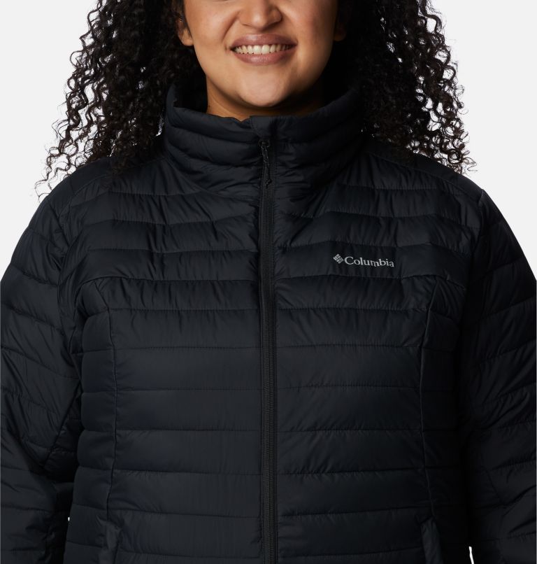 Thumbnail: Women's Silver Falls Full Zip Jacket - Plus Size, Color: Black, image 4