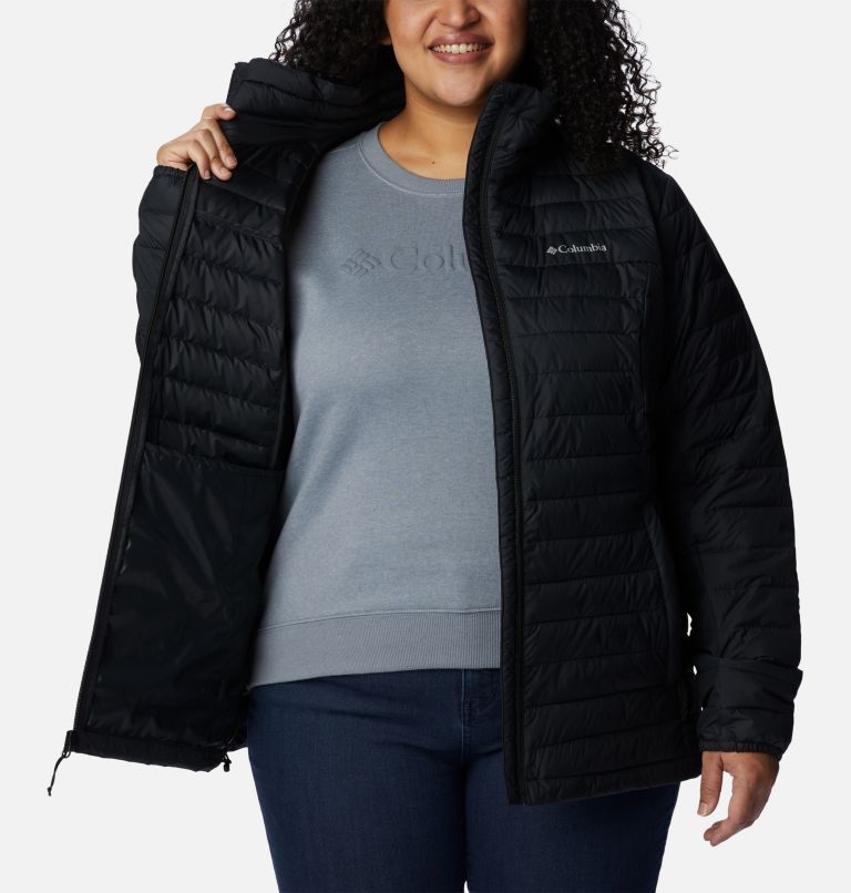 Thumbnail: Women's Silver Falls Full Zip Jacket - Plus Size, Color: Black, image 5