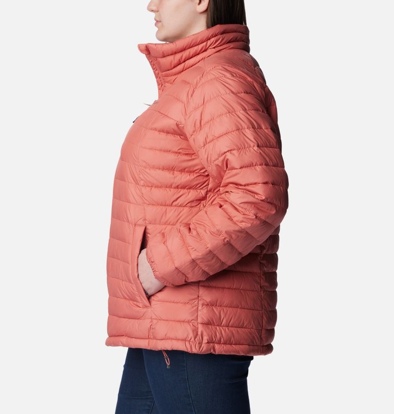 Manteau à fermeture éclair Silver Falls Femme - Grandes tailles, Color: Dark Coral, image 3