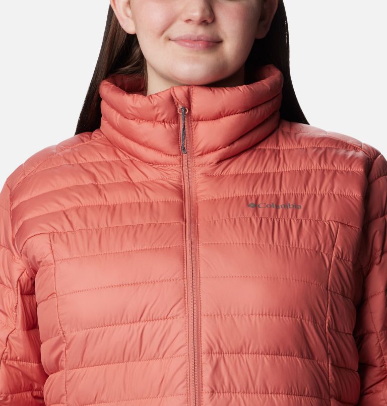 Manteau à fermeture éclair Silver Falls Femme - Grandes tailles, Color: Dark Coral, image 4